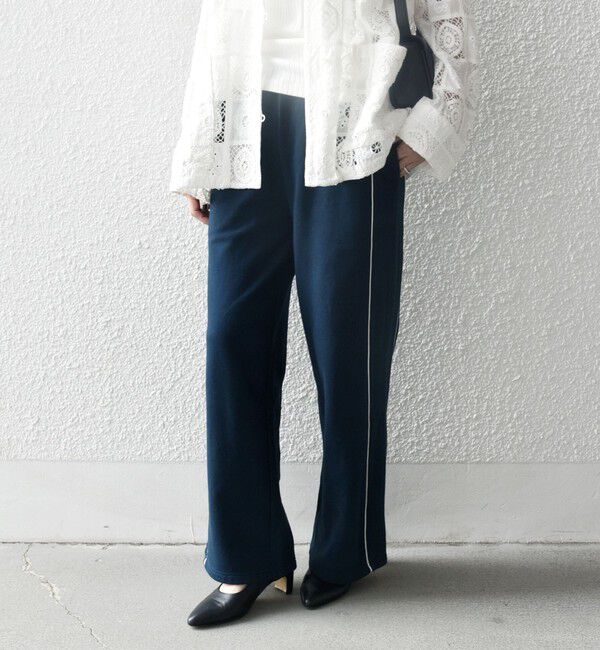 SHIPS any「SHIPS any:〈洗濯機可能〉USAコットン 裏毛 サイドライン スウェット パンツ」|その他|