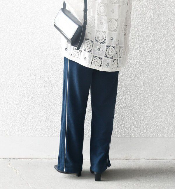 SHIPS any「SHIPS any:〈洗濯機可能〉USAコットン 裏毛 サイドライン スウェット パンツ」|その他|