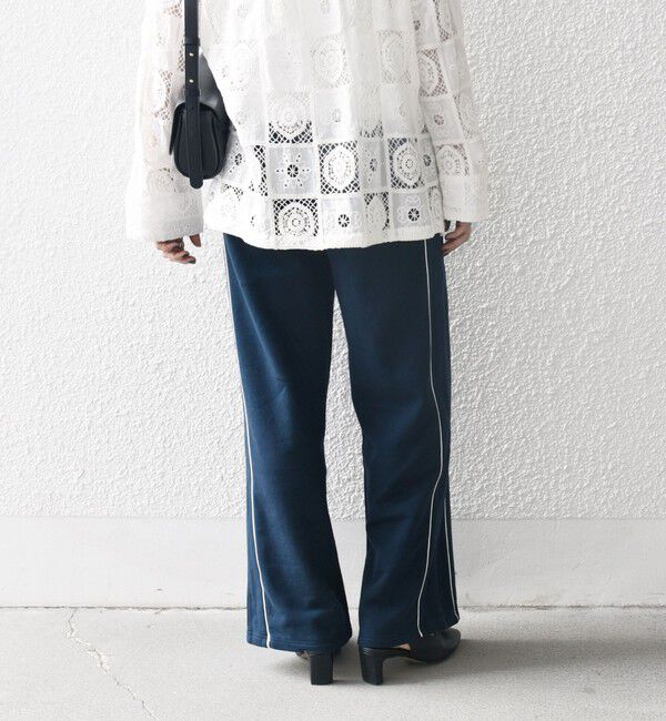 SHIPS any「SHIPS any:〈洗濯機可能〉USAコットン 裏毛 サイドライン スウェット パンツ」|その他|