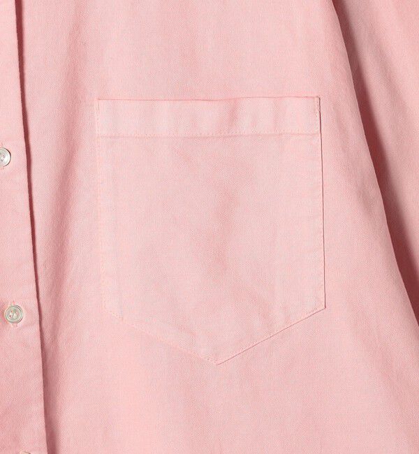 SHIPS any「SHIPS any:〈洗濯機可能〉コットン レギュラーカラー 刺繍 シャツ」|シャツ・ブラウス|