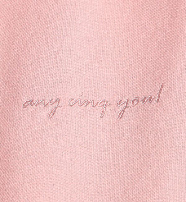 SHIPS any「SHIPS any:〈洗濯機可能〉コットン レギュラーカラー 刺繍 シャツ」|シャツ・ブラウス|