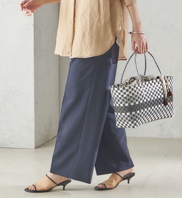 SHIPS for women「【SHIPS別注】UHURU:巾着付き バスケット バッグ M」|トートバッグ|