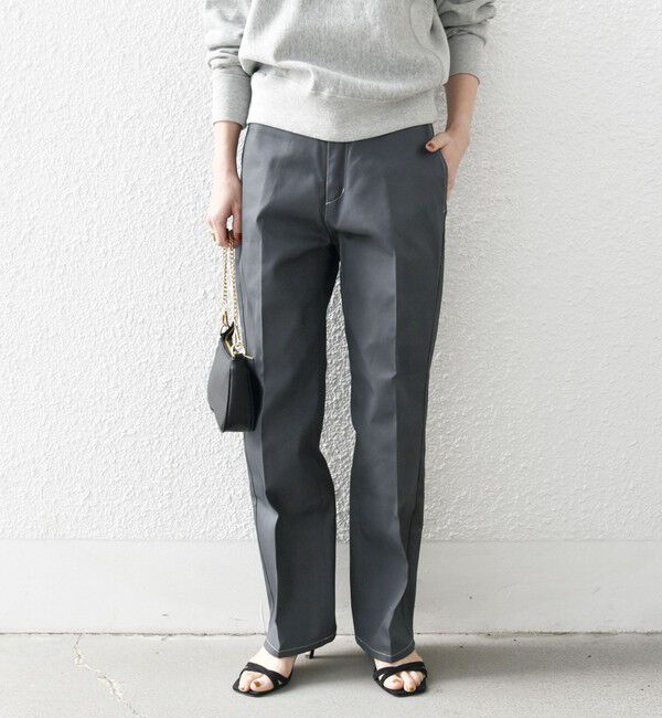 SHIPS any「【SHIPS any別注】Dickies:〈洗濯機可能〉874 T/C ツイル チノパンツ」|チノ|チャコールグレー