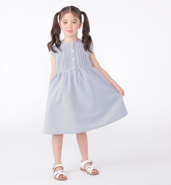 SHIPS KIDS「SHIPS KIDS:100～130cm /〈UVカット/吸水速乾〉ドライタッチ ワンピース」|ワンピース|