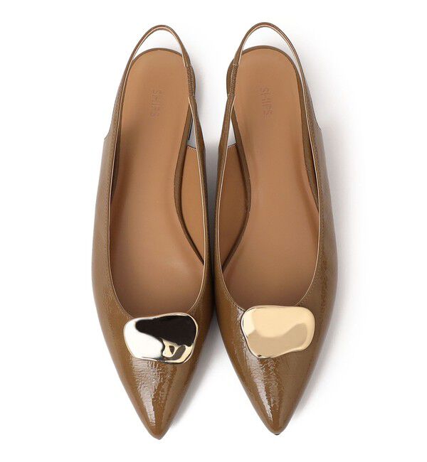 SHIPS for women「2WAY バックル スリング バック フラット シューズ」|パンプス|