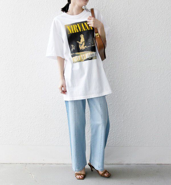 SHIPS any「GOOD ROCK SPEED: ミュージック グラフィック プリント バンド Tシャツ 25SS◇」|Tシャツ・カットソー|