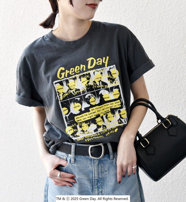 SHIPS any「GOOD ROCK SPEED: ミュージック グラフィック プリント バンド Tシャツ 25SS◇」|Tシャツ・カットソー|チャコールグレー