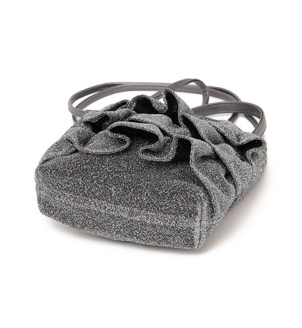 SHIPS any「SHIPS any: ラメ フリル ミニ ショルダー バッグ」|ショルダー・メッセンジャー|