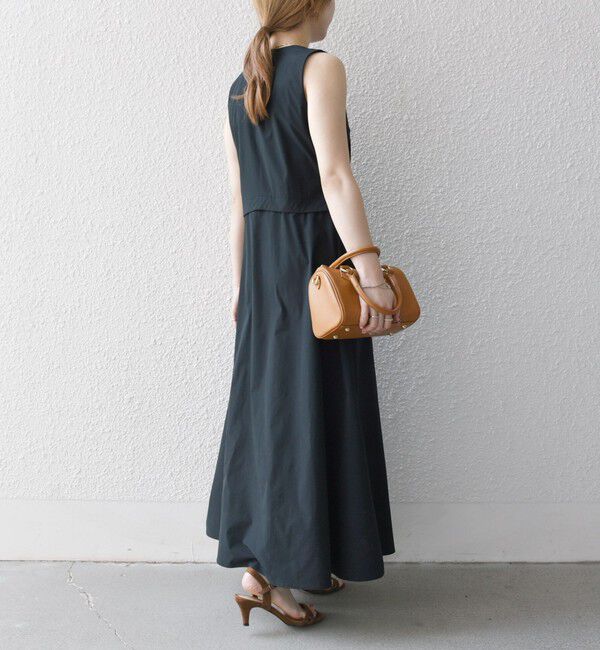 SHIPS any「SHIPS any:〈洗濯機可能〉タイプライター ジレ レイヤードデザイン ワンピース」|ワンピース|