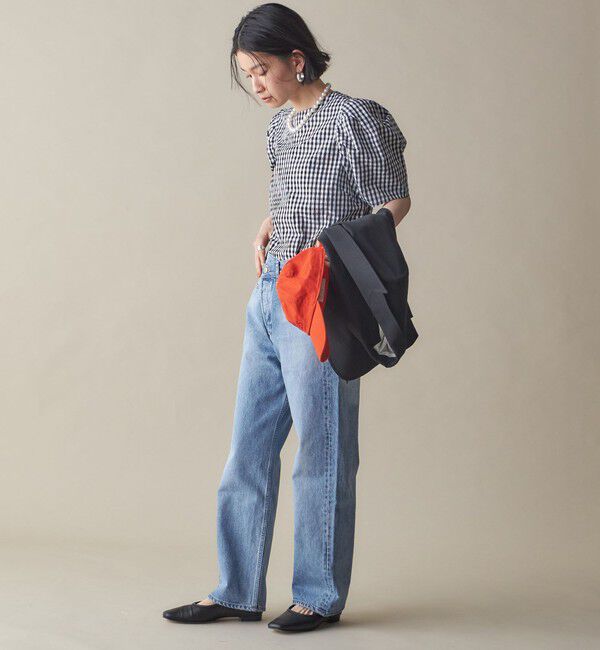 SHIPS for women「SHIPS NINE CASE:〈手洗い可能〉パフ スリーブ ブラウス」|シャツ・ブラウス|