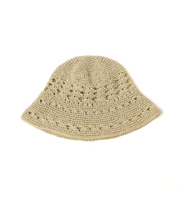 SHIPS any「SHIPS any: 透かし編み ラメ ハット」|ハット|