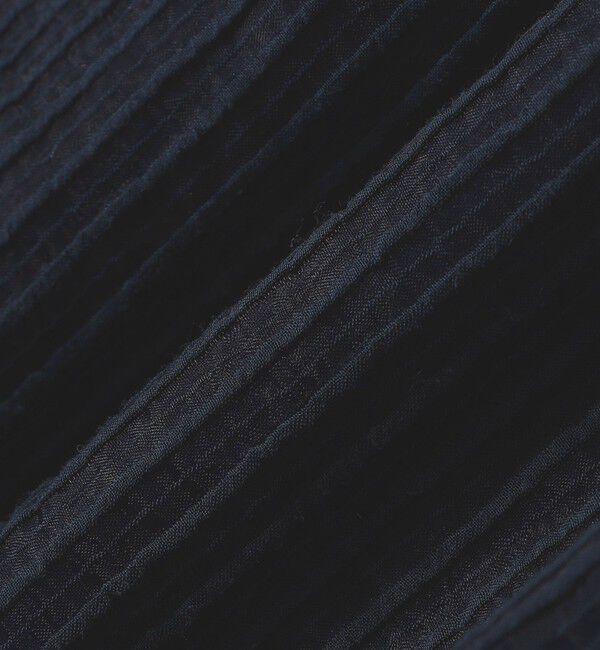 quaranciel「quaranciel:〈洗濯機可能〉シアー ストライプ ギャザーフレア スカート & ブラウス セット」|ワンピース|