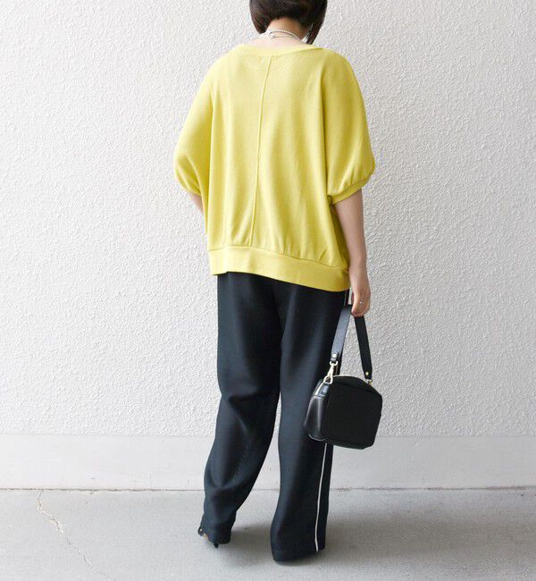 SHIPS any「SHIPS any:〈洗濯機可能〉ワッフル ワイド コクーン ドルマン TEE」|Tシャツ・カットソー|