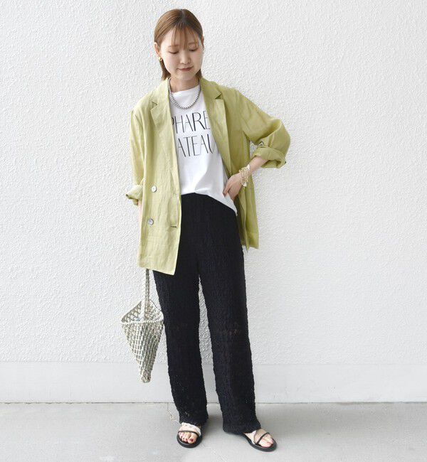 SHIPS for women「〈手洗い可能〉ラッセル レース イージー パンツ」|その他|