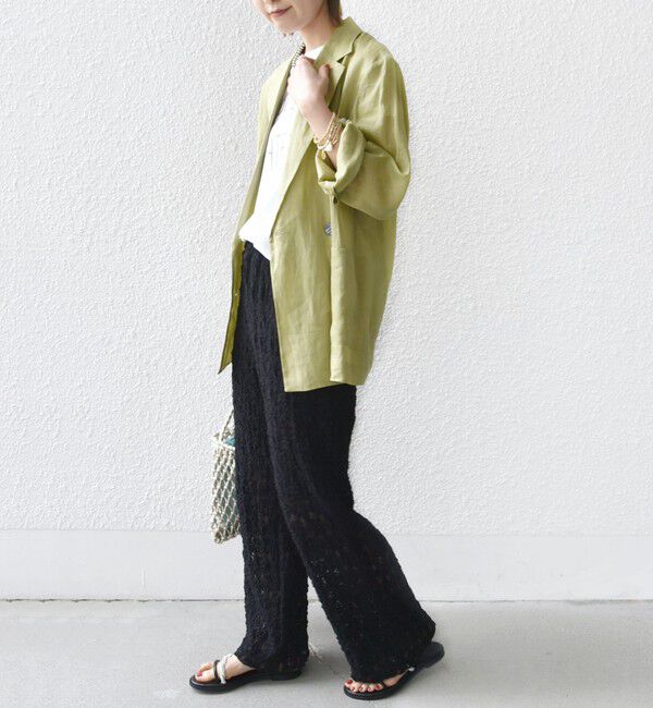 SHIPS for women「〈手洗い可能〉ラッセル レース イージー パンツ」|その他|