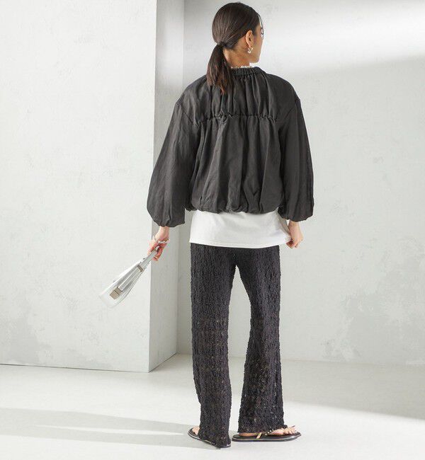 SHIPS for women「〈手洗い可能〉ラッセル レース イージー パンツ」|その他|