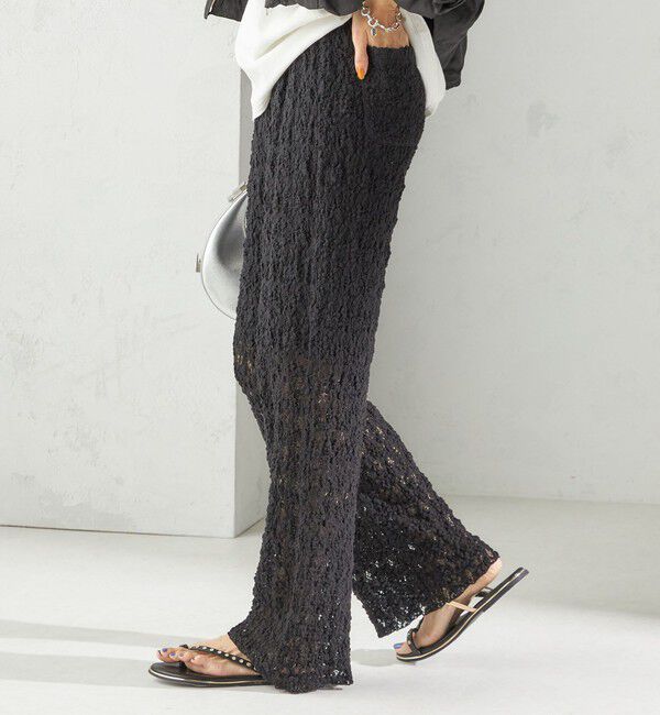 SHIPS for women「〈手洗い可能〉ラッセル レース イージー パンツ」|その他|