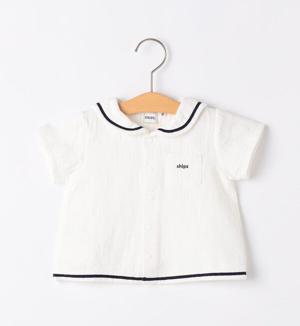 SHIPS KIDS「SHIPS KIDS:70～80cm / セーラー セット ロンパース」|ロンパース|