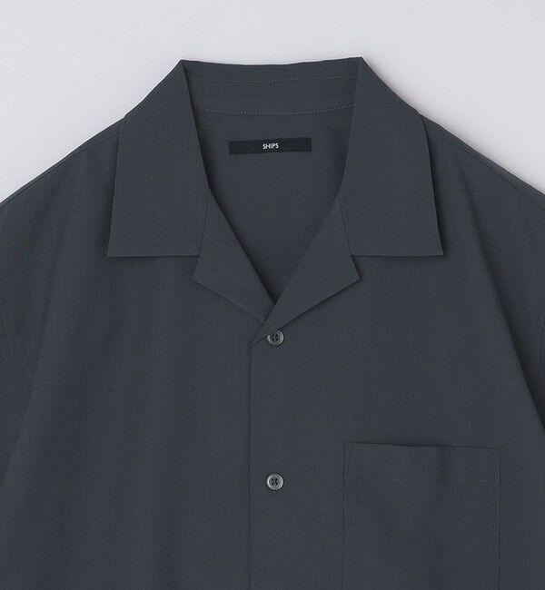 SHIPS「SHIPS: AirShade オープンカラー ショートスリーブ シャツ」|シャツ・ブラウス|