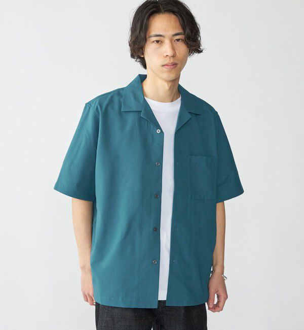 SHIPS「SHIPS: AirShade オープンカラー ショートスリーブ シャツ」|シャツ・ブラウス|
