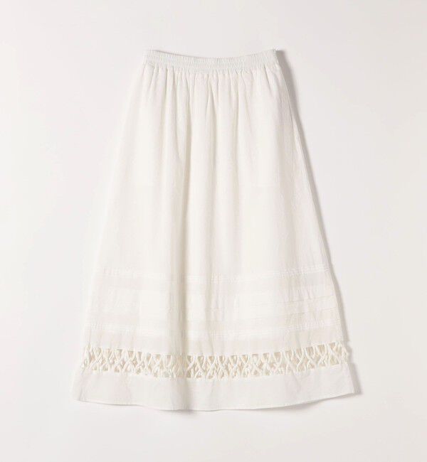 SHIPS any「SHIPS any:〈手洗い可能〉ロープ デザイン ギャザー フレア スカート」|スカート|