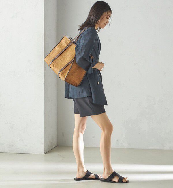 SHIPS for women「小泉里子コラボ:ラフィア トート バッグ」|トートバッグ|