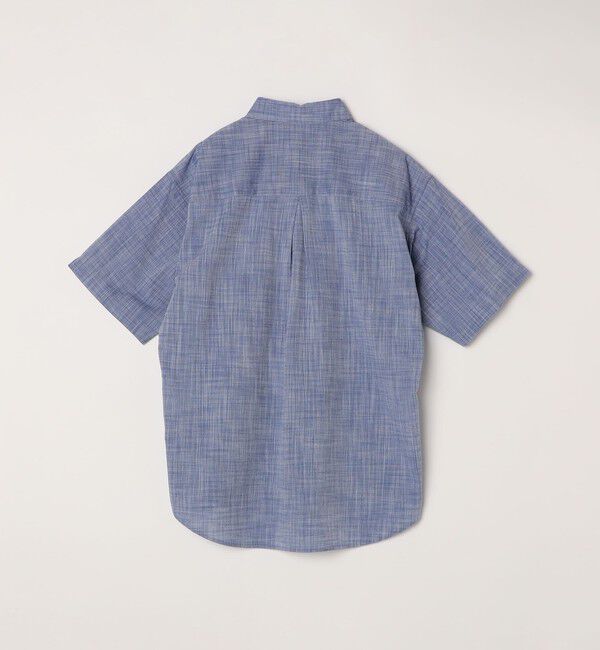 SHIPS any「SHIPS any: BEZ TEXTILE マルチカラー ストライプ/ソリッド ボタンダウン ショートスリーブ シャツ◇」|シャツ・ブラウス|