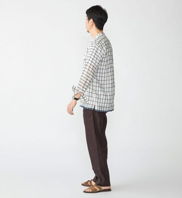 SHIPS「SHIPS: インディア バンドカラー ロングスリーブ シャツ」|シャツ・ブラウス|