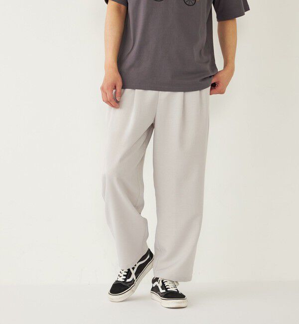 SHIPS Colors 「SHIPS Colors:〈洗濯機可能〉ポリトロ ワイド テーパード パンツ」|その他|