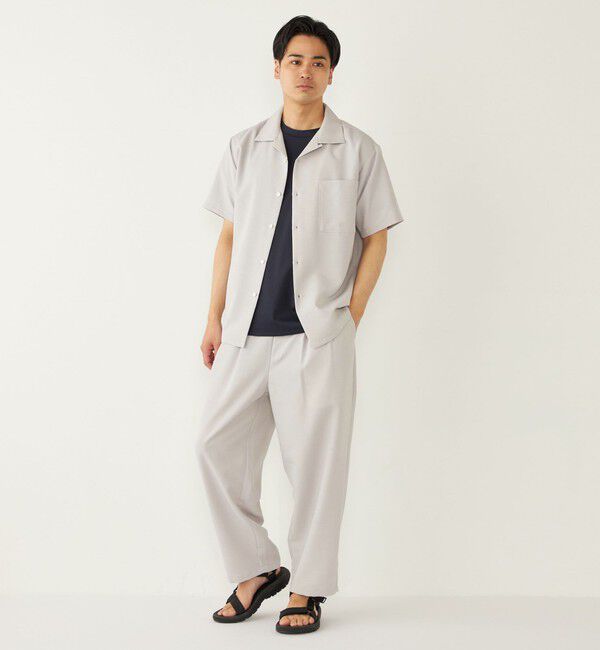 SHIPS Colors 「SHIPS Colors:〈洗濯機可能〉ポリトロ ワイド テーパード パンツ」|その他|