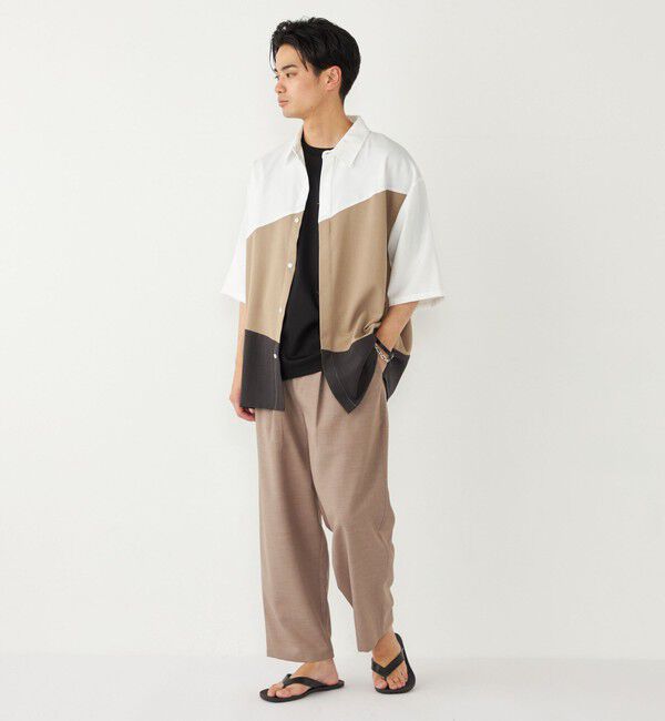 SHIPS Colors 「SHIPS Colors:〈洗濯機可能〉ポリトロ ワイド テーパード パンツ」|その他|