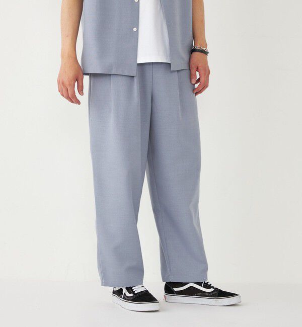 SHIPS Colors 「SHIPS Colors:〈洗濯機可能〉ポリトロ ワイド テーパード パンツ」|その他|