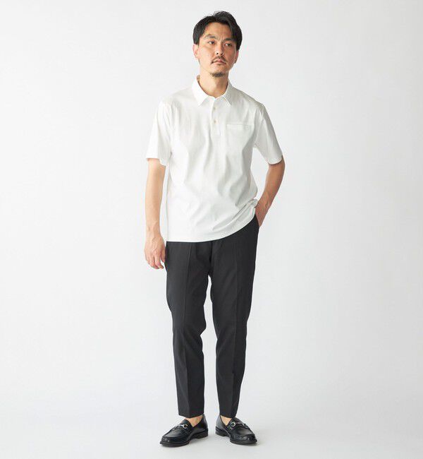 SHIPS「SHIPS: 〈接触冷感 / 抗菌防臭機能〉クールタッチ スムース ポロシャツ」|Tシャツ・カットソー|