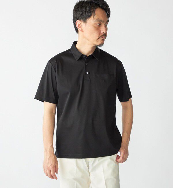 SHIPS「SHIPS: 〈接触冷感 / 抗菌防臭機能〉クールタッチ スムース ポロシャツ」|Tシャツ・カットソー|