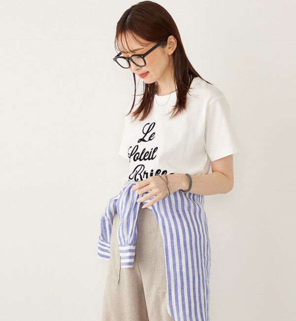 SHIPS Colors 「SHIPS Colors:16-/OE フロッキー ロゴ Tシャツ◇」|Tシャツ・カットソー|