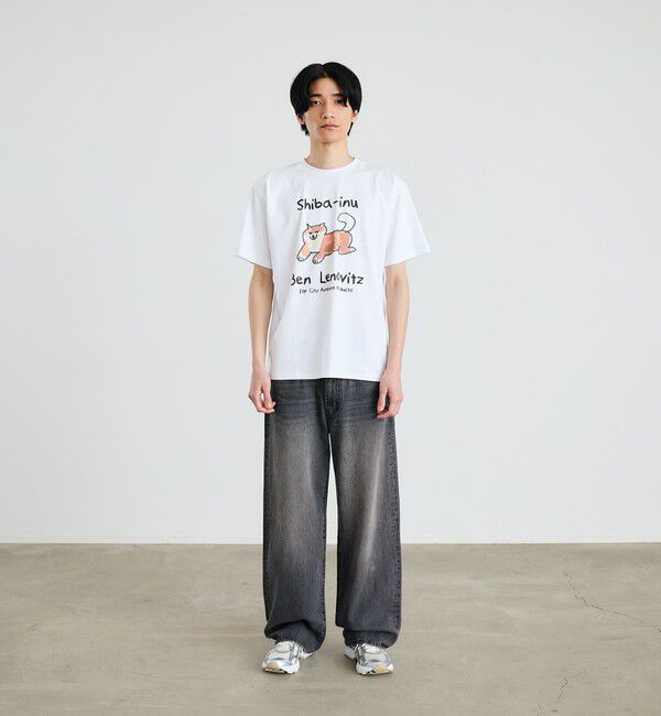 SHIPS「【City Ambient Products別注】Ben Lenovitz: DOG CAT Tシャツ」|Tシャツ・カットソー|