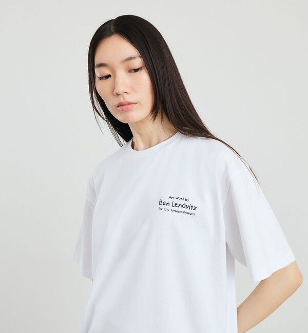 SHIPS「【City Ambient Products別注】Ben Lenovitz: DOG CAT Tシャツ」|Tシャツ・カットソー|