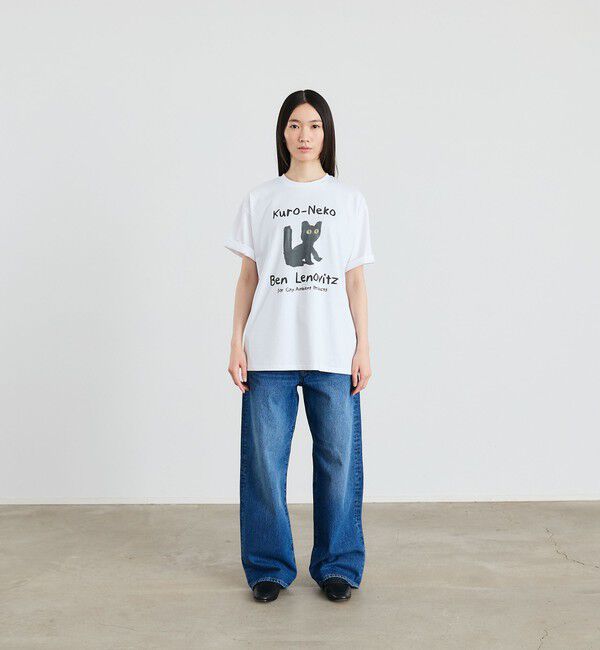 SHIPS「【City Ambient Products別注】Ben Lenovitz: DOG CAT Tシャツ」|Tシャツ・カットソー|