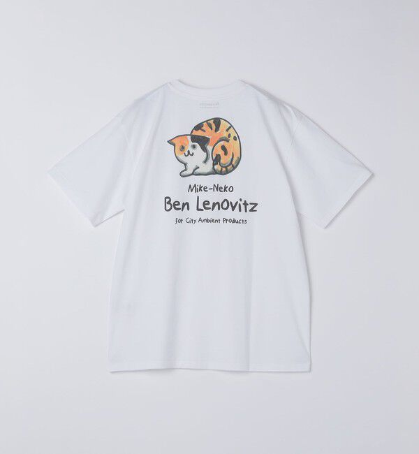 SHIPS「【City Ambient Products別注】Ben Lenovitz: DOG CAT Tシャツ」|Tシャツ・カットソー|