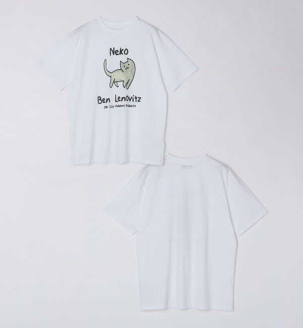 SHIPS「【City Ambient Products別注】Ben Lenovitz: DOG CAT Tシャツ」|Tシャツ・カットソー|