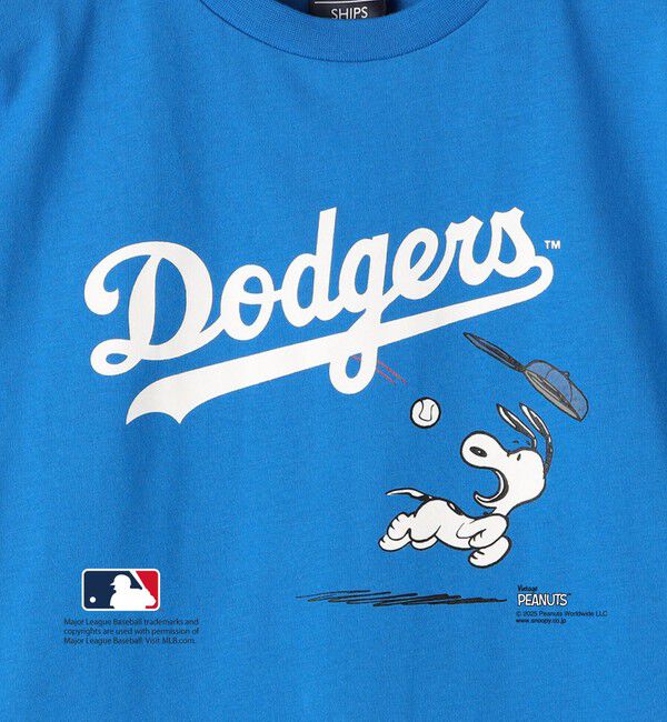 SHIPS KIDS「SHIPS KIDS:130～170cm / PEANUTS&times;MLB プリント Tシャツ」|Tシャツ・カットソー|