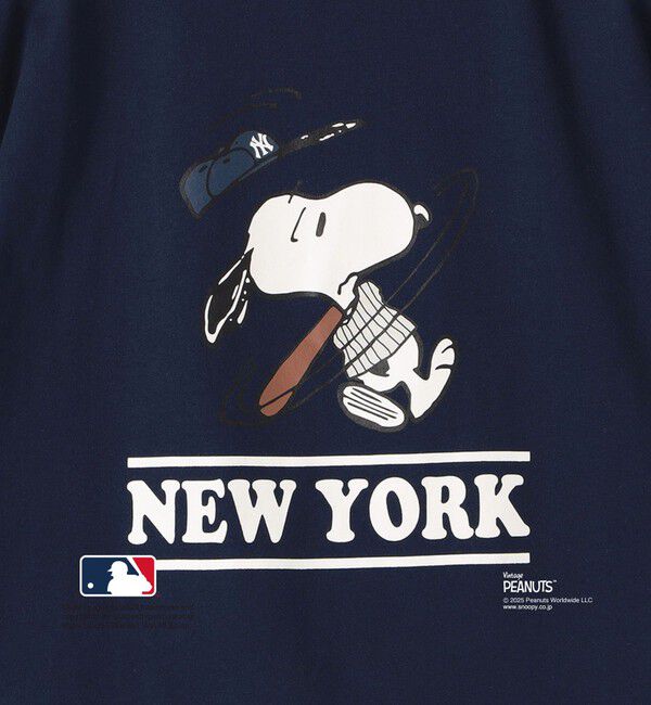 SHIPS KIDS「SHIPS KIDS:130～170cm / PEANUTS&times;MLB プリント Tシャツ」|Tシャツ・カットソー|