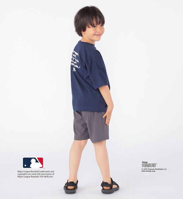SHIPS KIDS「SHIPS KIDS:100～125cm / PEANUTS&times;MLB プリント Tシャツ」|Tシャツ・カットソー|