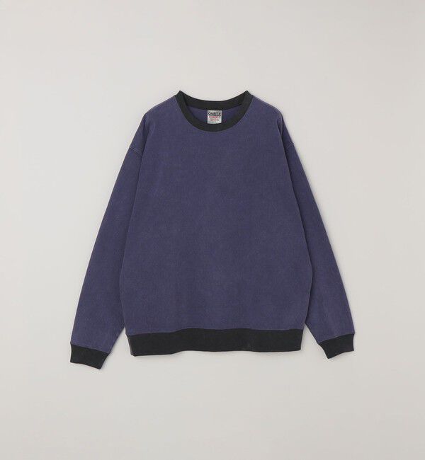 SHIPS any「【SHIPS any別注】ONEITA: ケミカルウォッシュ リラックス リンガー Tシャツ(ロンT)◆」|Tシャツ・カットソー|