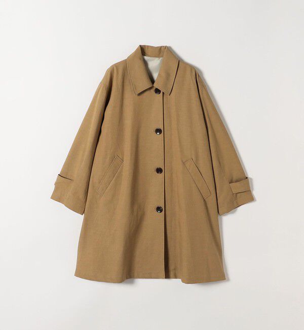 SHIPS any「《予約》SHIPS any:〈手洗い可能〉オーバー フレア ステンカラー コート」|ステンカラーコート|