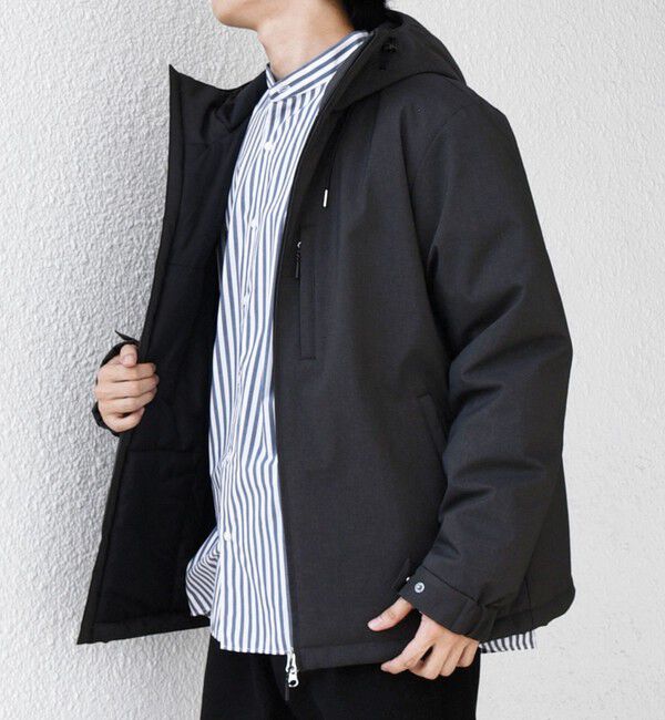 SHIPS any「【WEB限定】SHIPS any:〈手洗い可能/撥水〉ウールライク ユーティリティー 中綿 マウンテンパーカー◆◆」|ダウン|