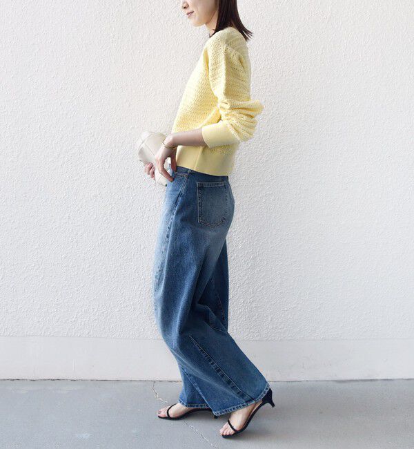 SHIPS for women「《予約》〈手洗い可能〉柄編み 2WAY カーディガン」|カーディガン|