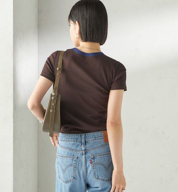 SHIPS for women「《予約》【一部SHIPS別注】GGG:〈手洗い可能〉クルーネック 半袖 TEE」|Tシャツ・カットソー|