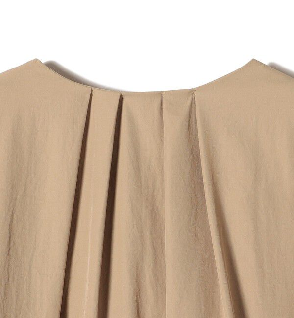 SHIPS Colors 「《予約》SHIPS Colors:〈手洗い可能〉ツイル ノーカラー タック コート◆」|ノーカラーコート|