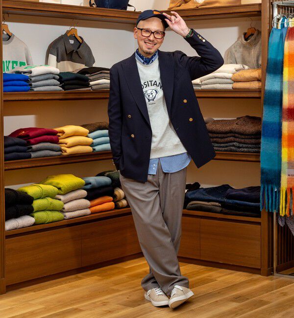 SHIPS Colors 「《予約》SHIPS Colors:〈撥水・手洗い可能〉モノ・マガジン コラボ ネイビー ブレザー◆」|テーラードジャケット|